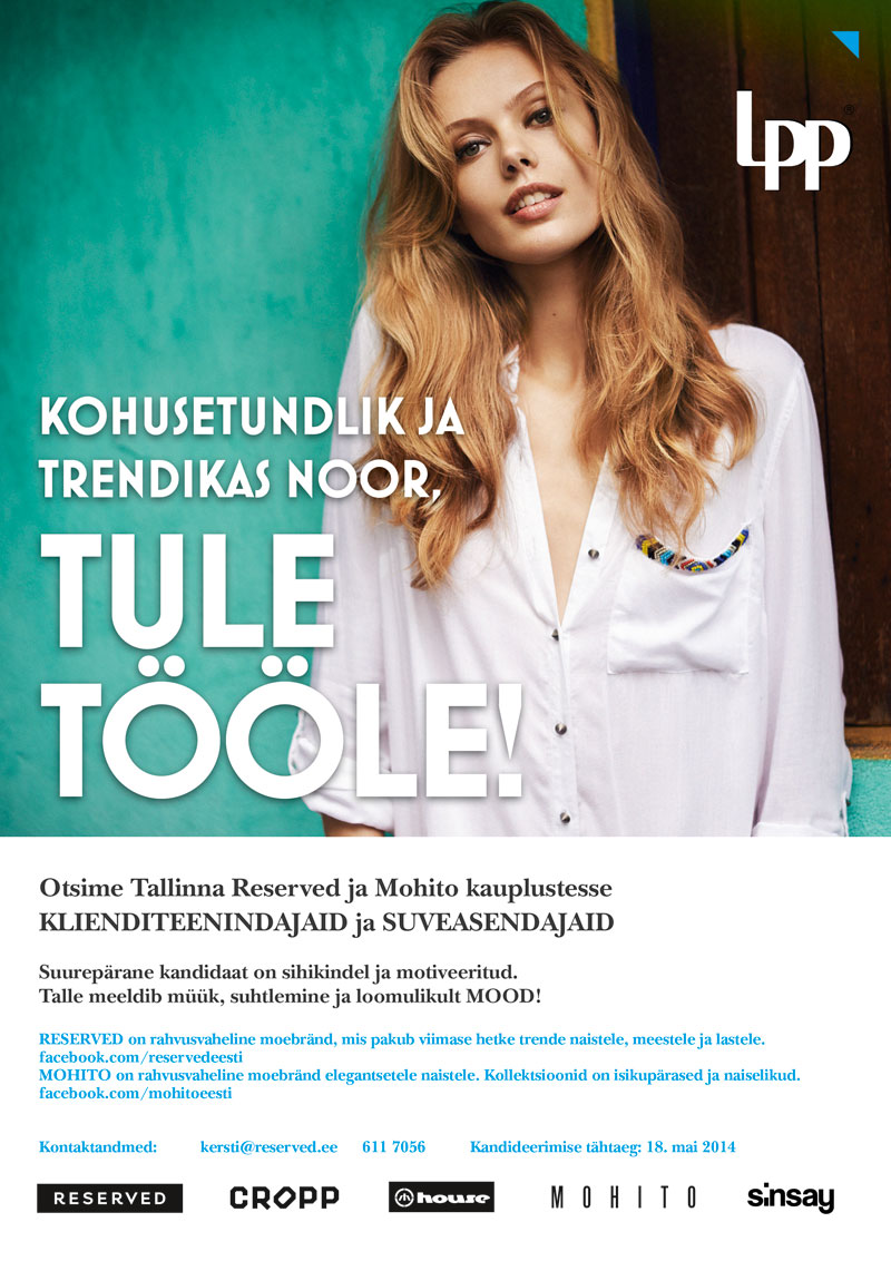 LPP Retail Estonia OÜ Klienditeenindaja