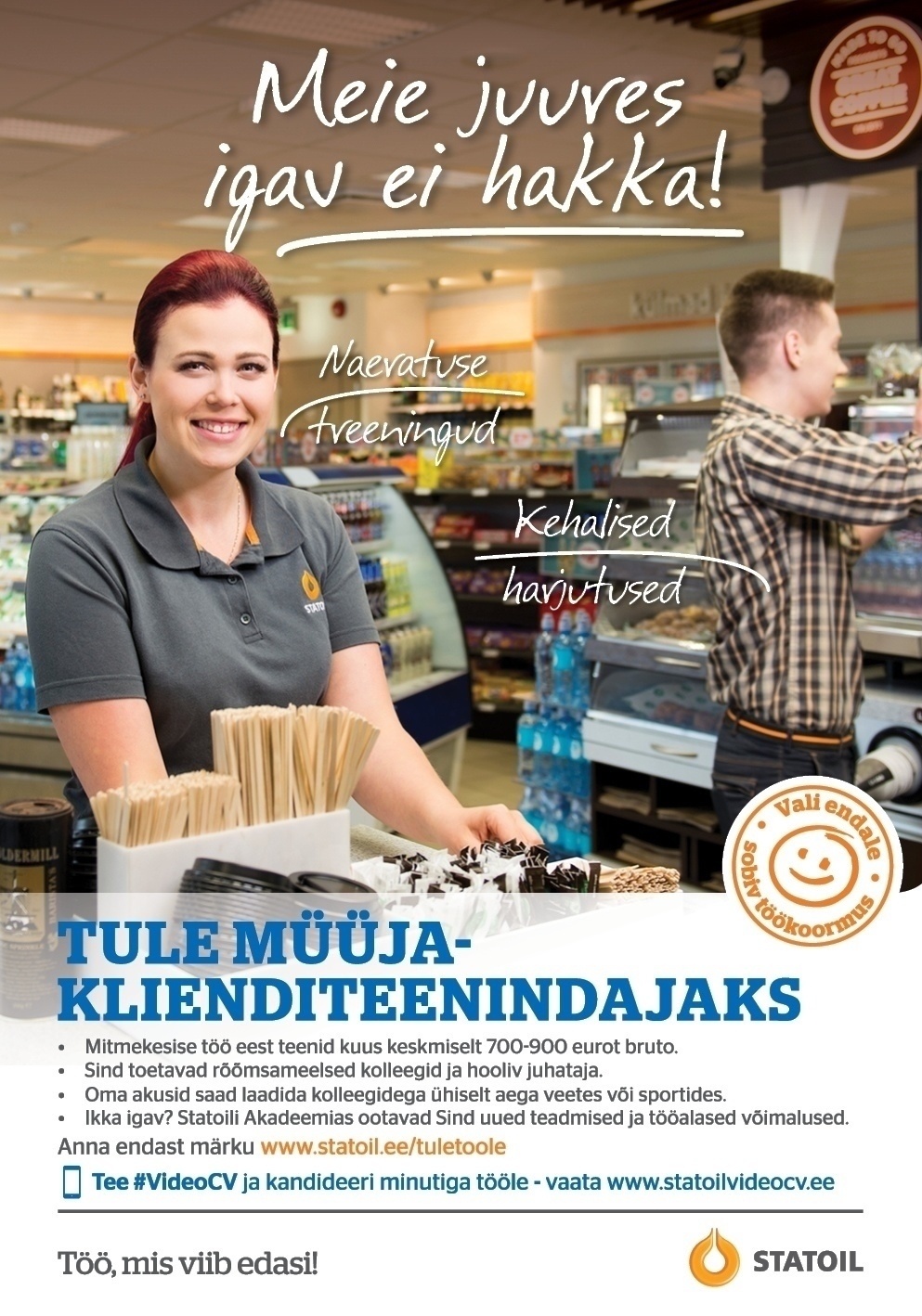Circle K Eesti AS Müüja-klienditeenindaja Viljandi teenindusjaamadesse
