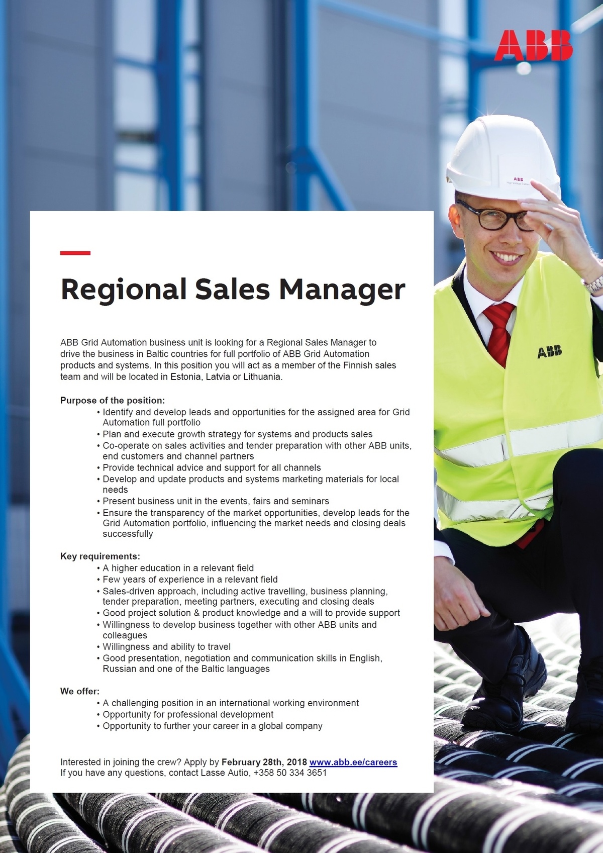 ABB AS Regional Sales Manager