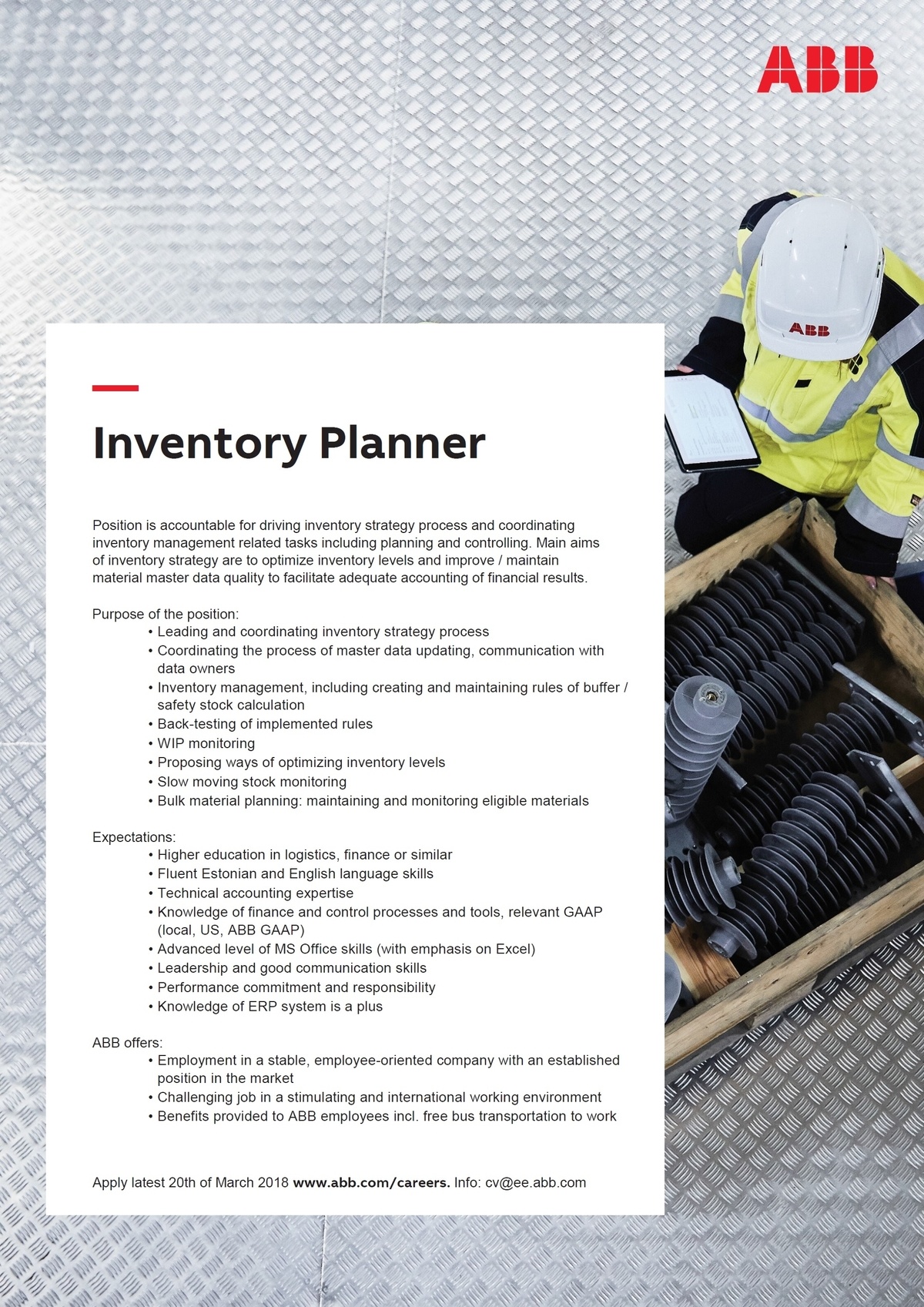 ABB AS Inventory Planner