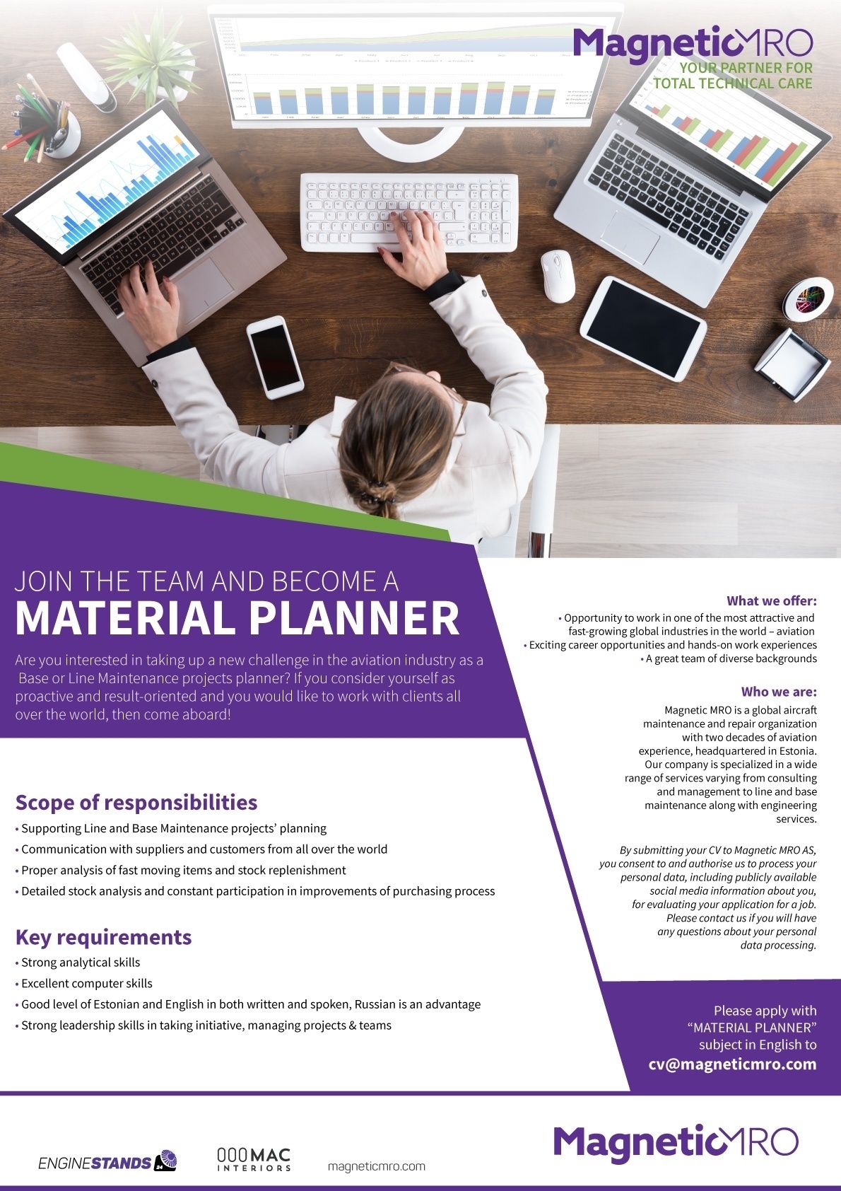 Magnetic MRO AS MATERIAL PLANNER (Aviation)