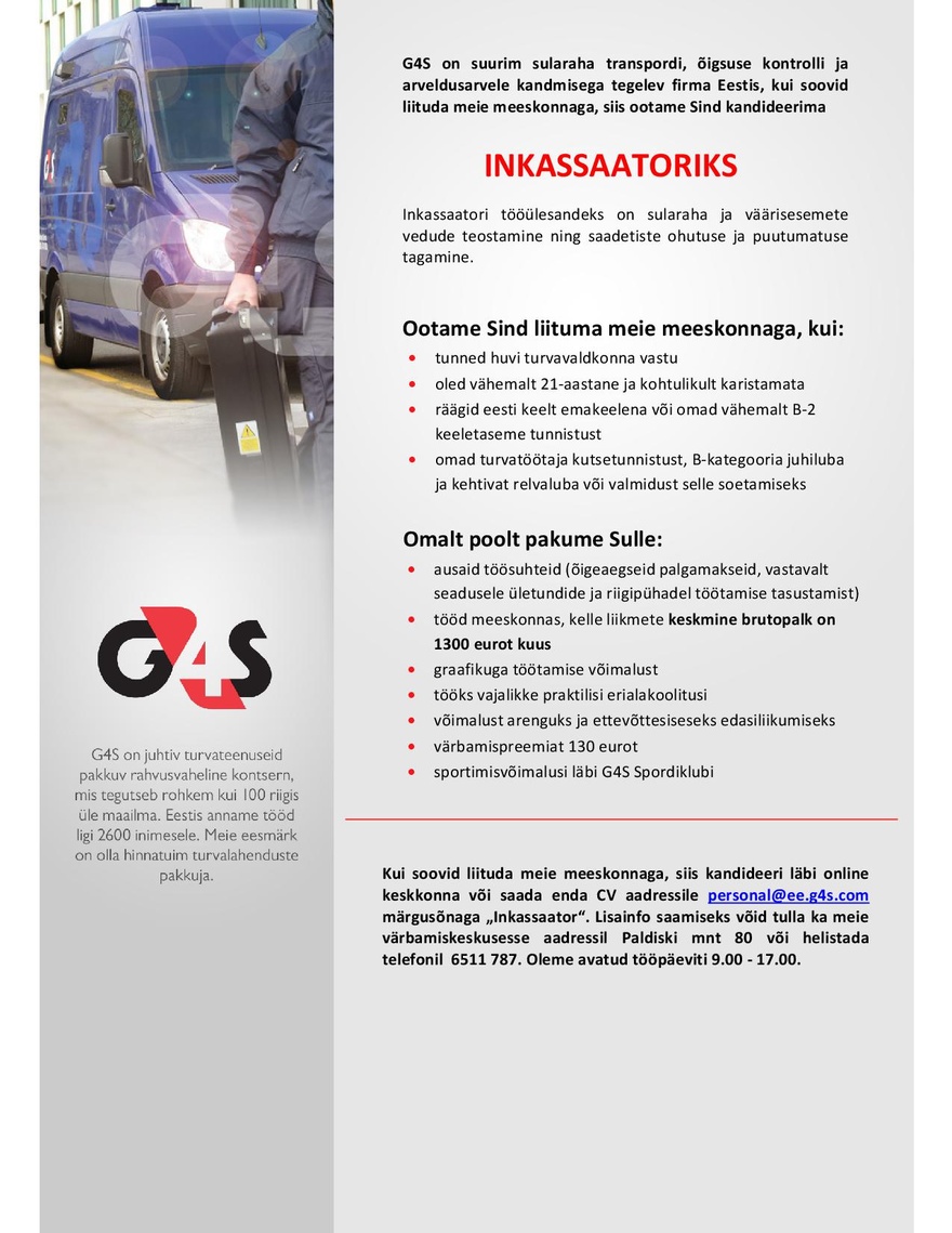 AS G4S Eesti Inkassaator