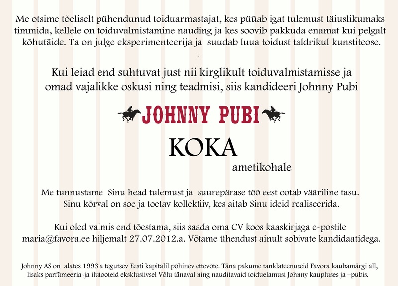 Johnny AS Kokk