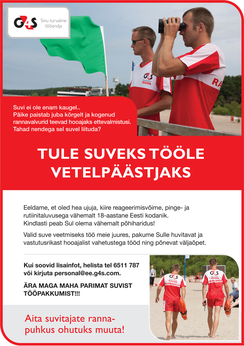 AS G4S Eesti Vetelpäästja (Tartu)