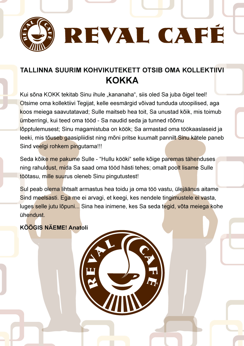 Reval Cafe Kokk