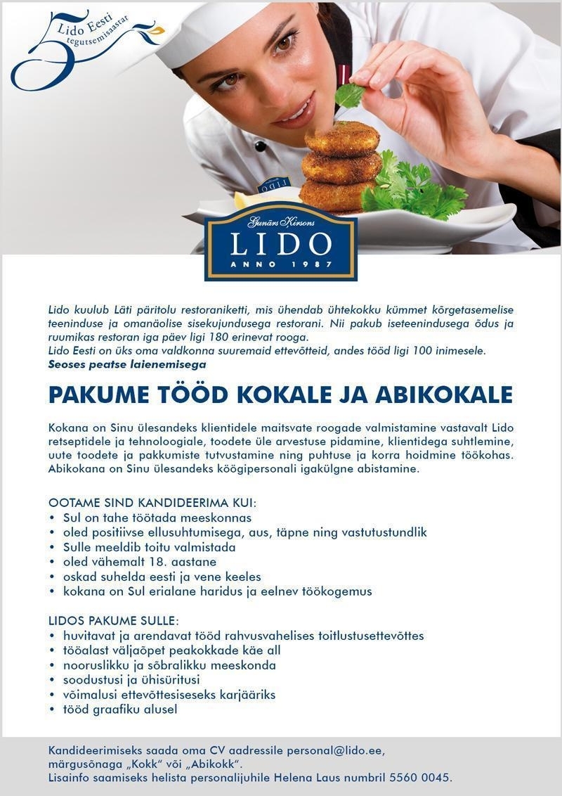 LIDO Eesti Kokk