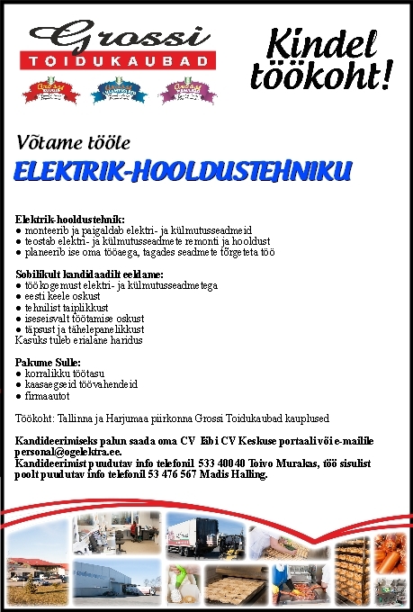 OG Elektra AS Elektrik-hooldustehnik