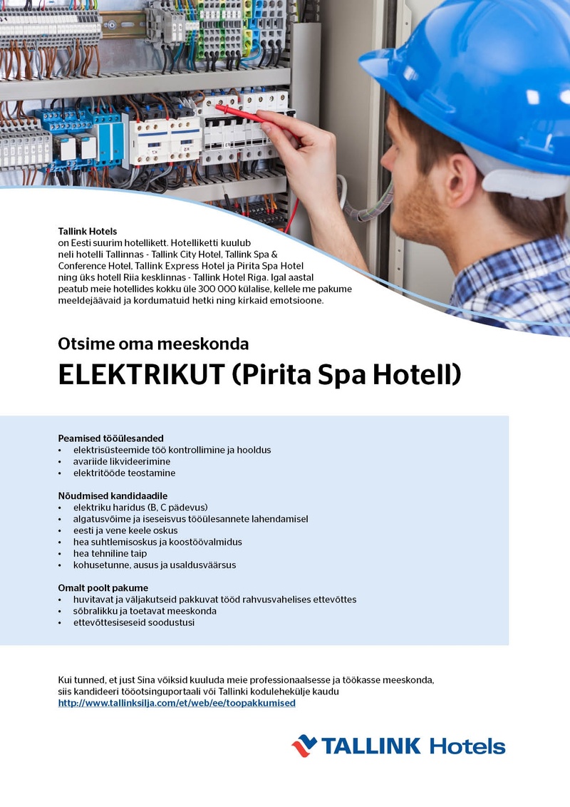 Tallink Grupp AS Elektrik (Pirita SPA Hotell)