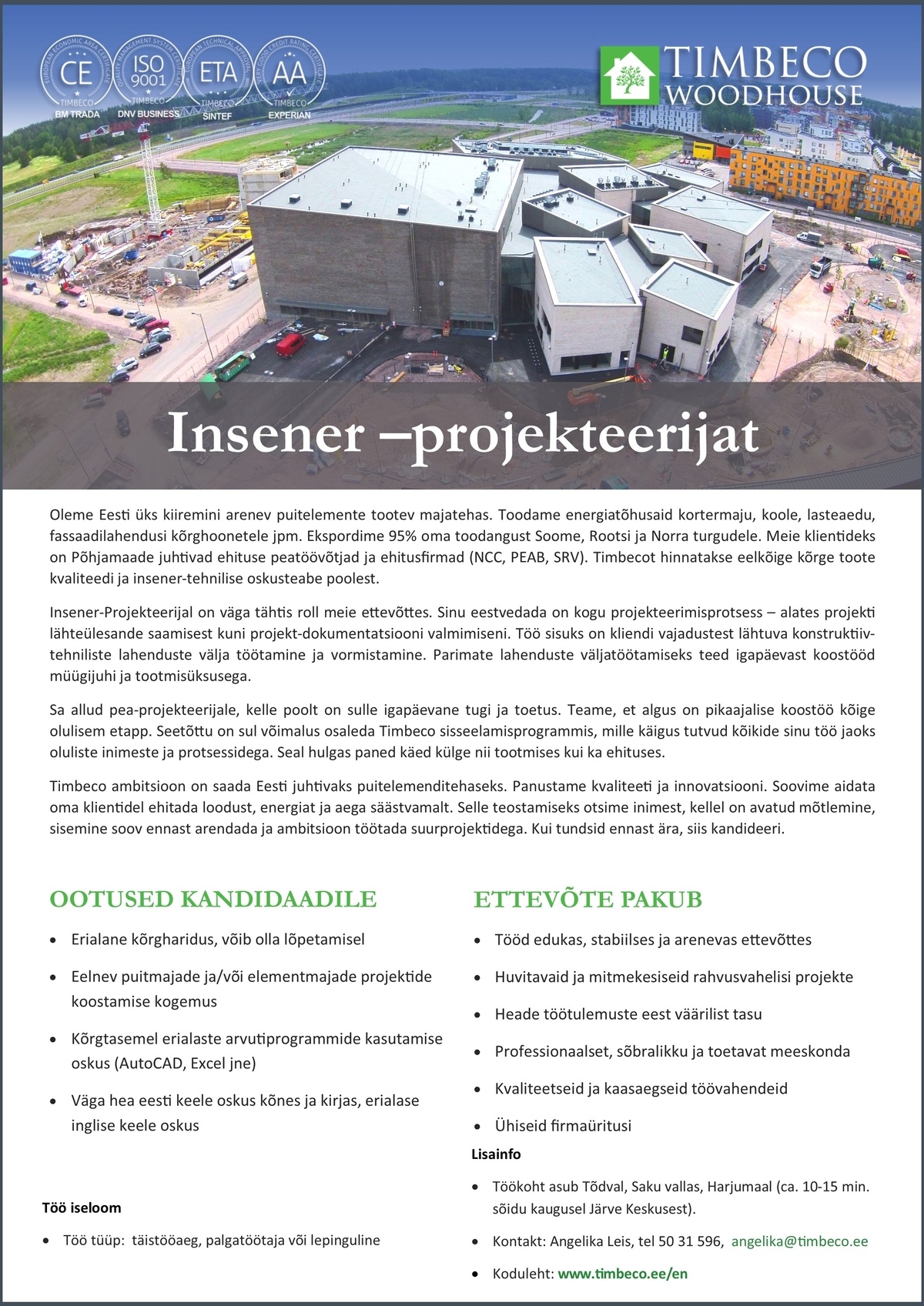 CVKeskus.ee klient Insener-projekteerija