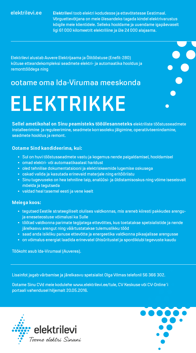 Eesti Energia AS ELEKTRIK