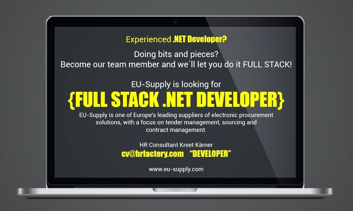 HR factory OÜ Full Stack .NET Developer