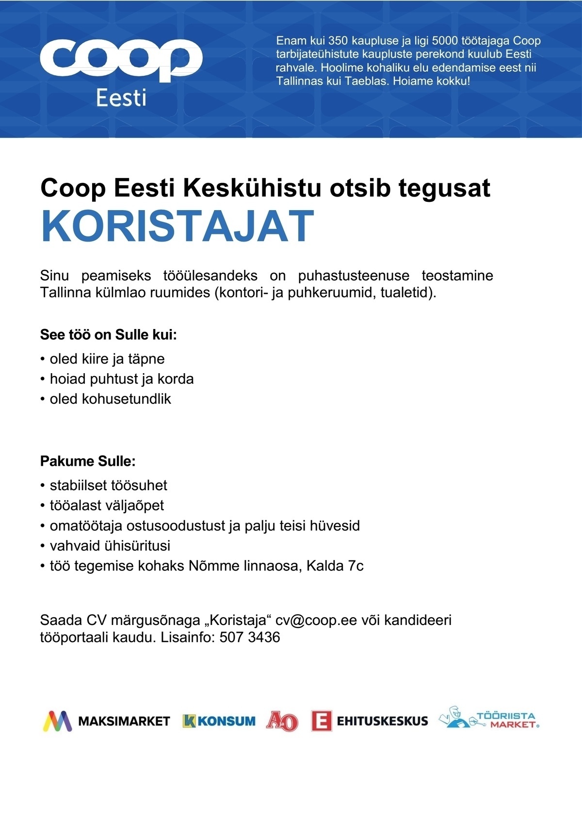 Coop Eesti Keskühistu Koristaja (Tallinna külmladu)