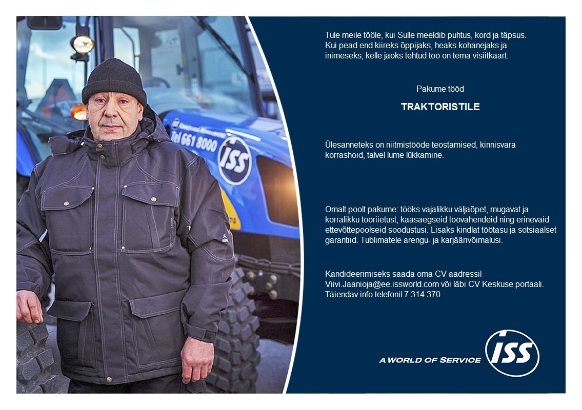 ISS Eesti AS Traktorist