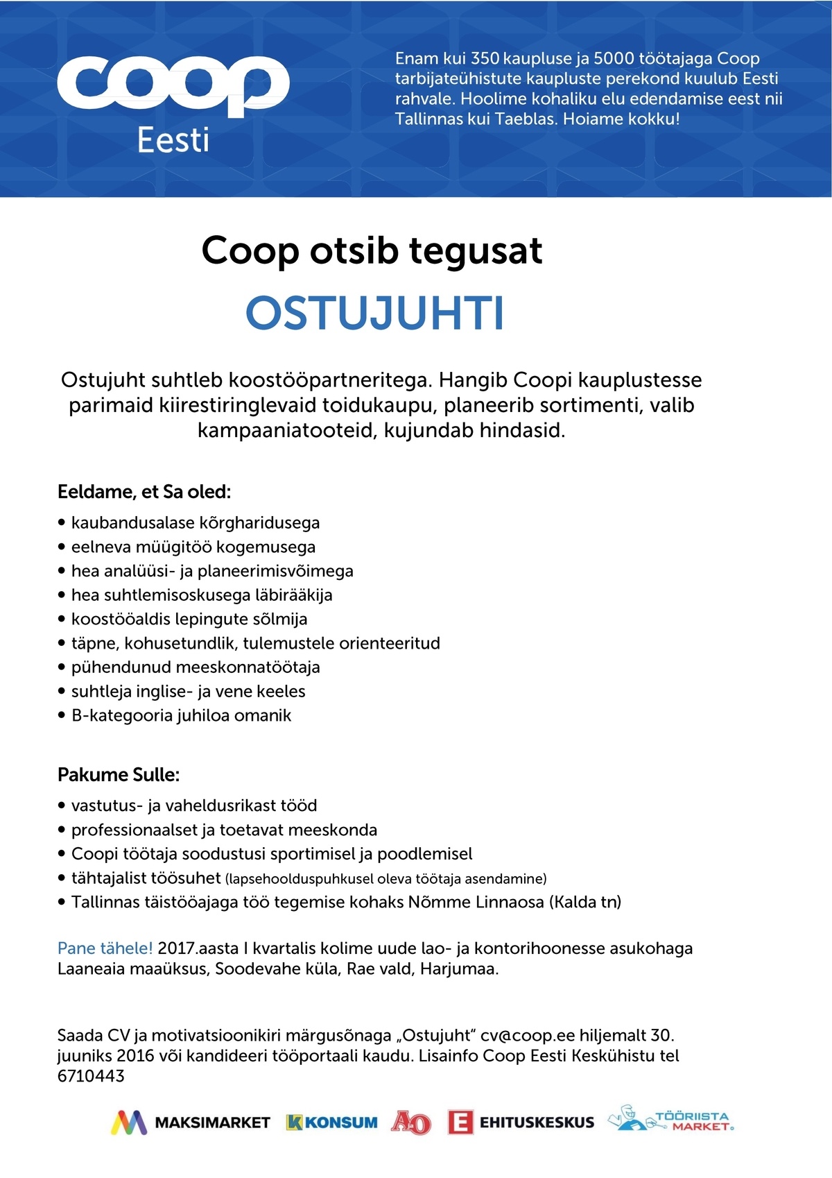Coop Eesti Keskühistu Ostujuht