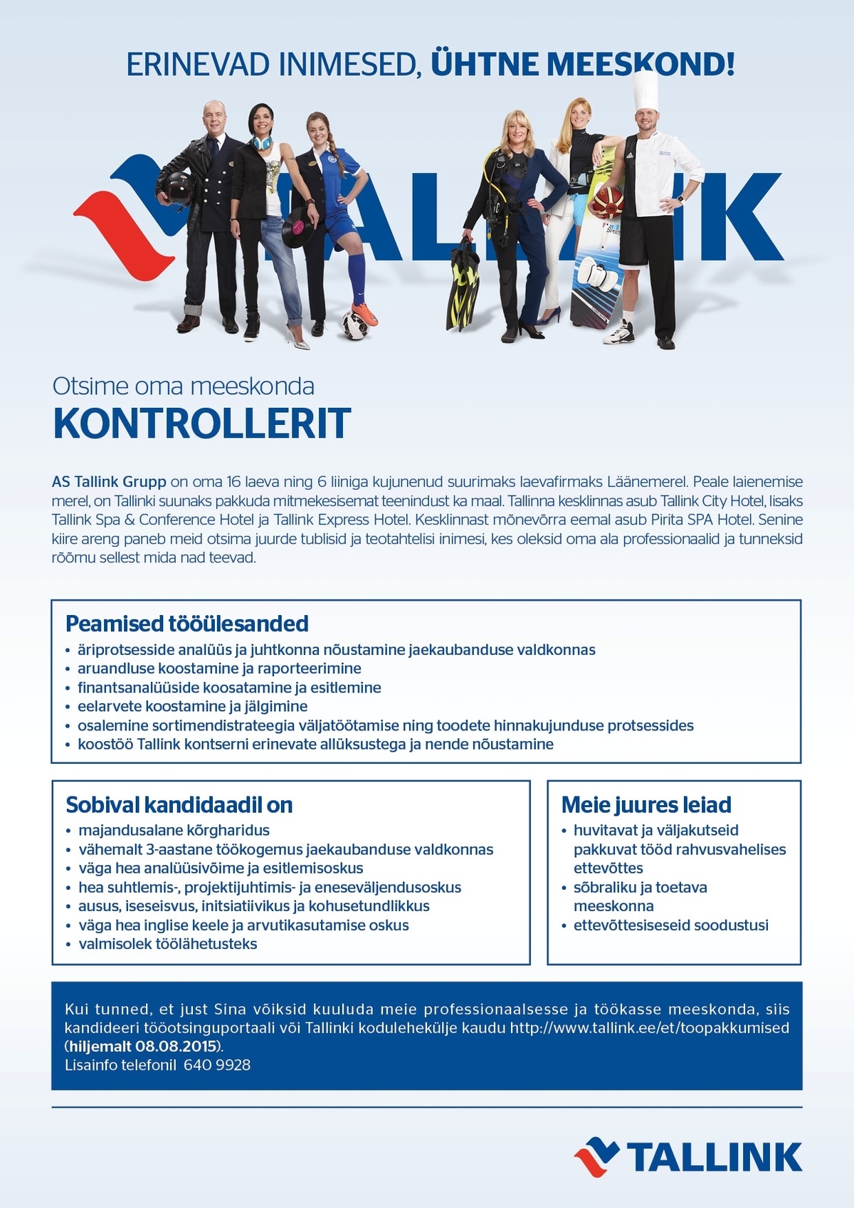 Tallink Grupp AS Kontroller