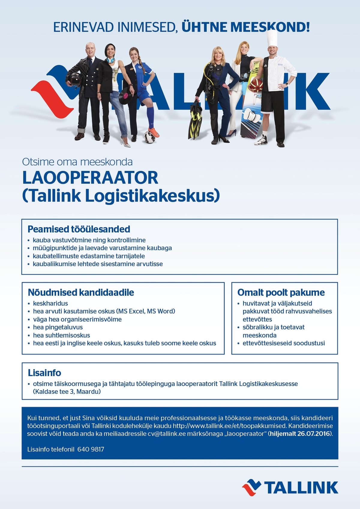 Tallink Grupp AS Laooperaator