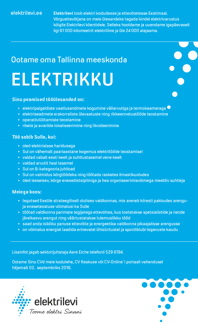 Eesti Energia AS ELEKTRIK