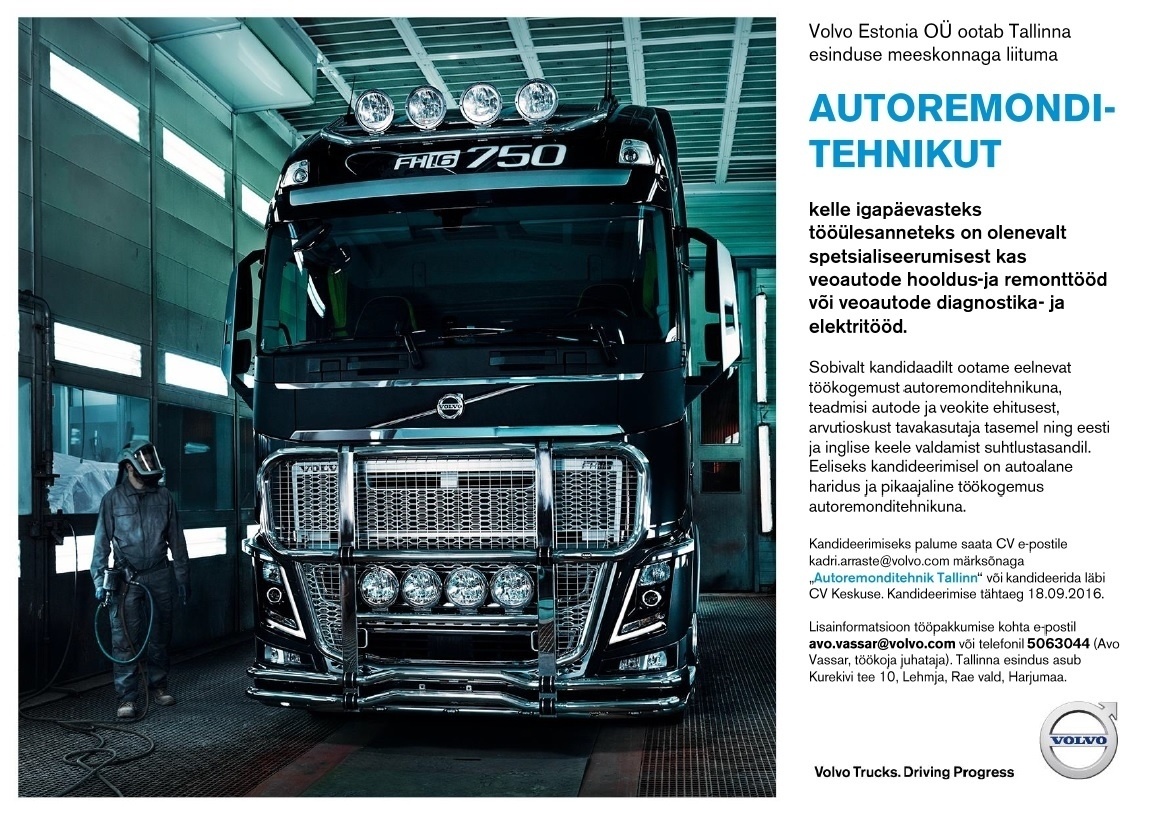 Volvo Estonia OÜ Autoremonditehnik