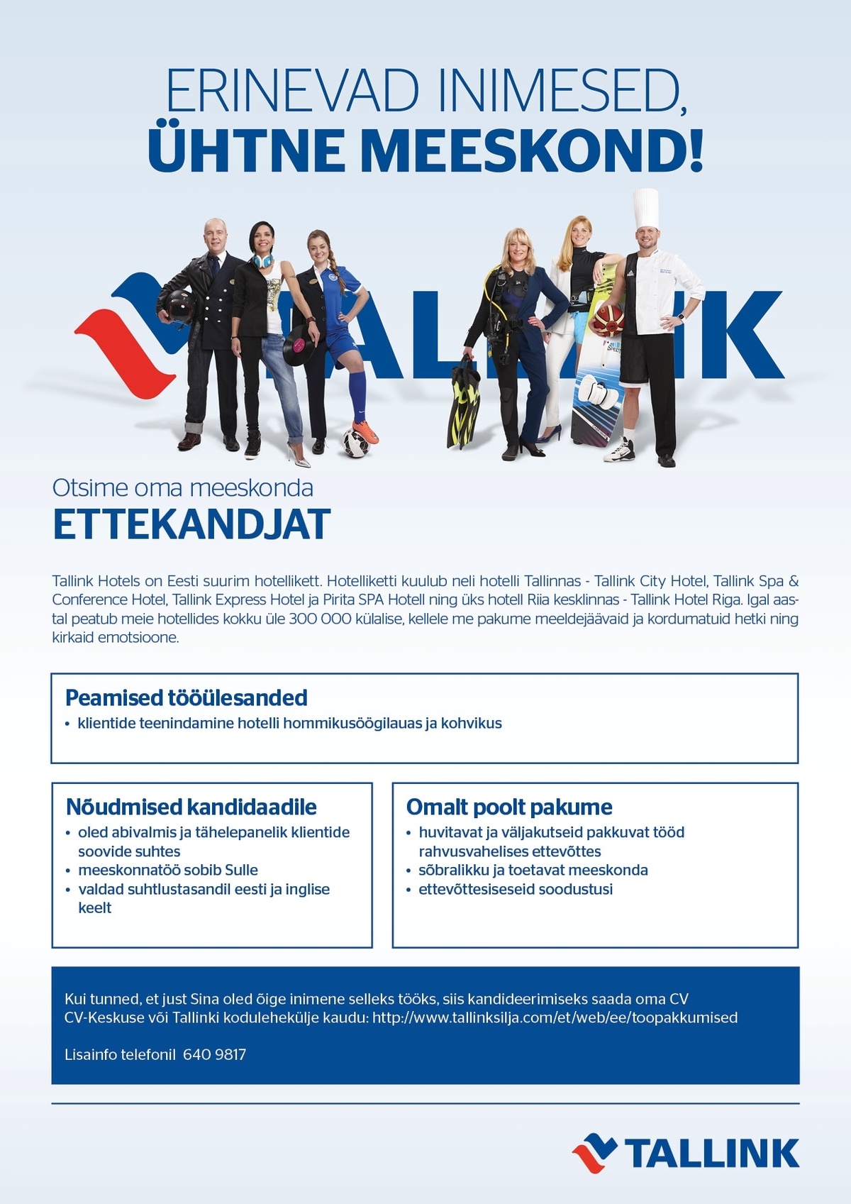 Tallink Grupp AS Ettekandja osalise koormusega (Tallink Hotels)