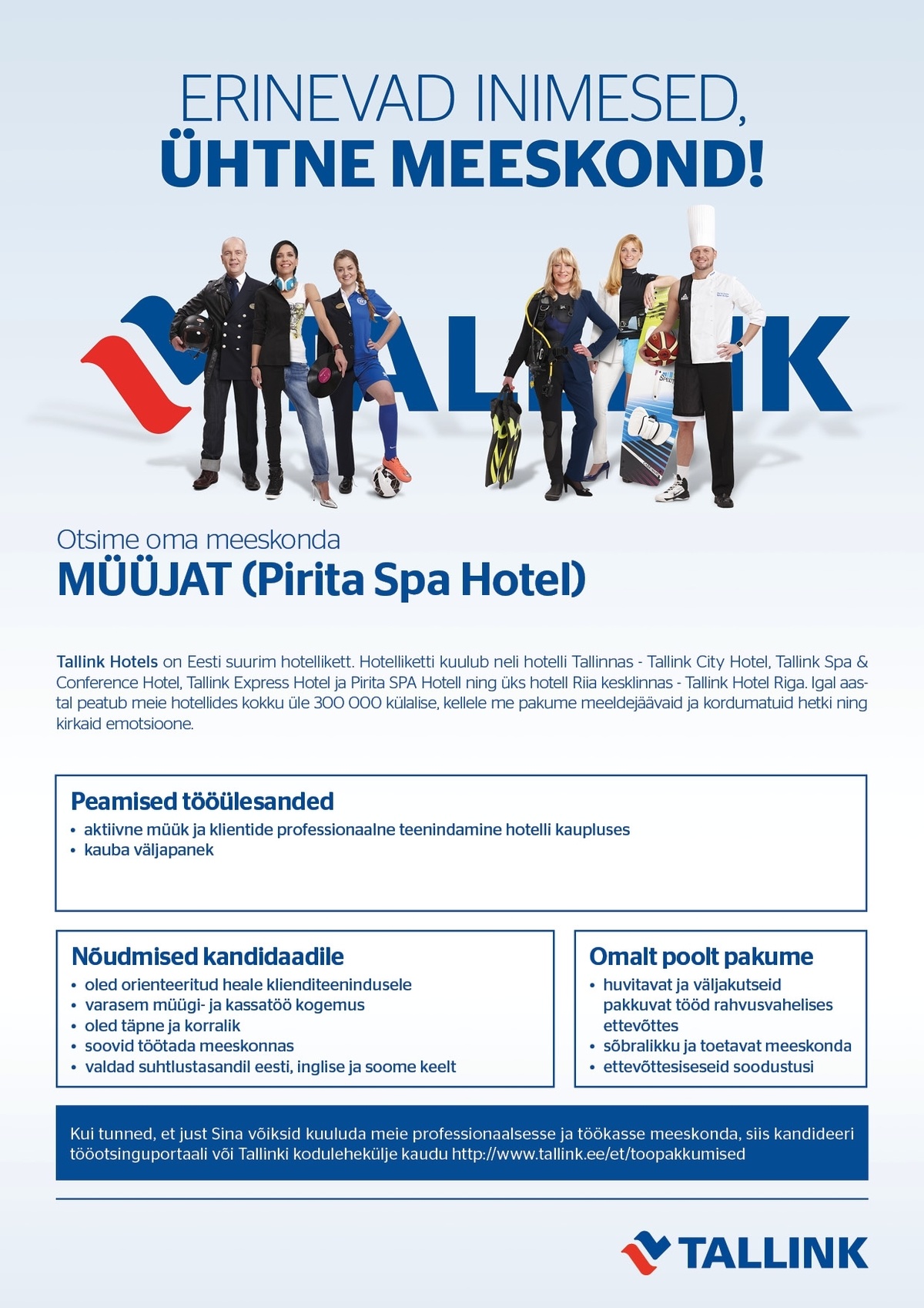 Tallink Grupp AS Müüja (Pirita Spa Hotel)