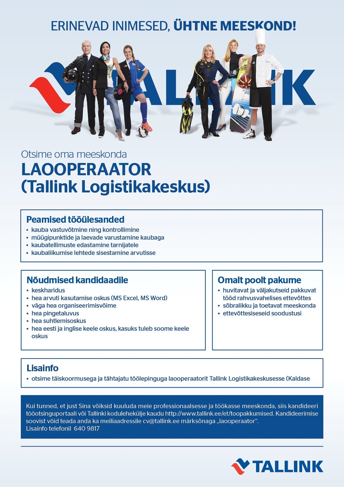 Tallink Grupp AS Laooperaator (Tallinki Logistikakeskus)