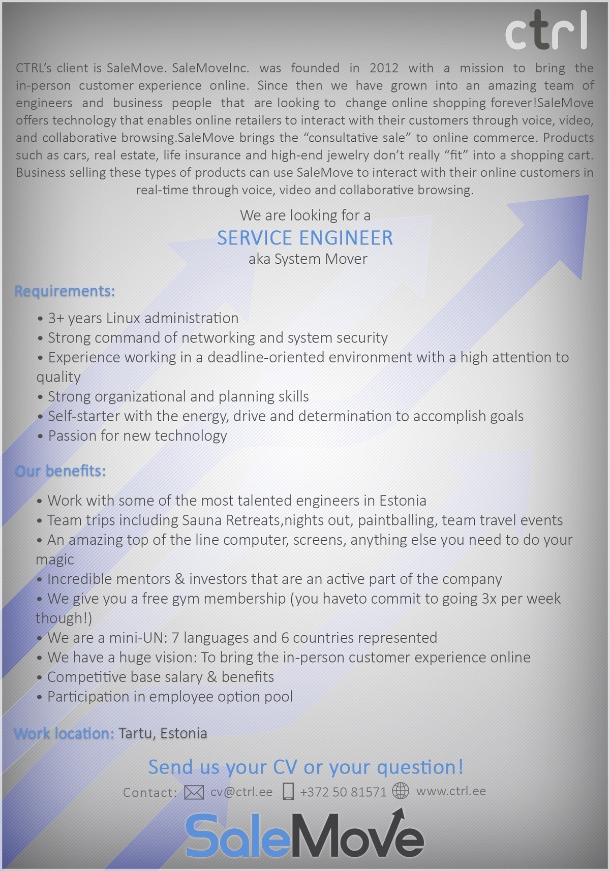 HR Power OÜ Service Engineer