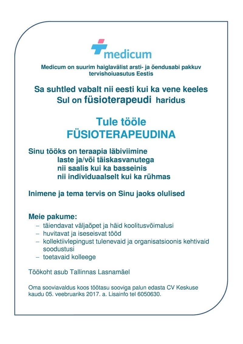 Medicum AS Füsioterapeut
