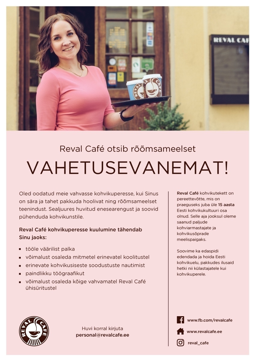 Esperan OÜ Reval Cafe Vahetusevanem