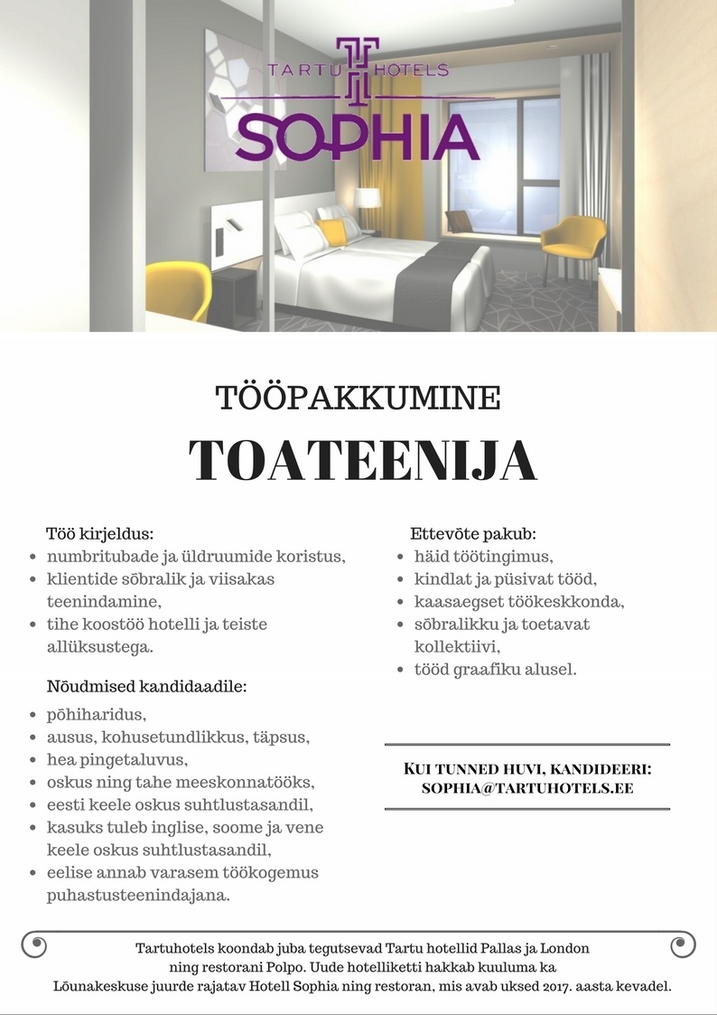 Tartuhotels Toateenija