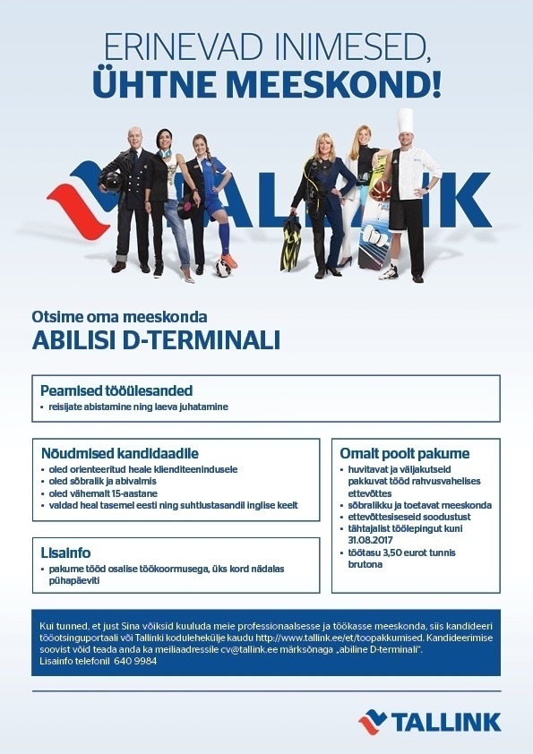 Tallink Grupp AS ABILINE D-TERMINALI