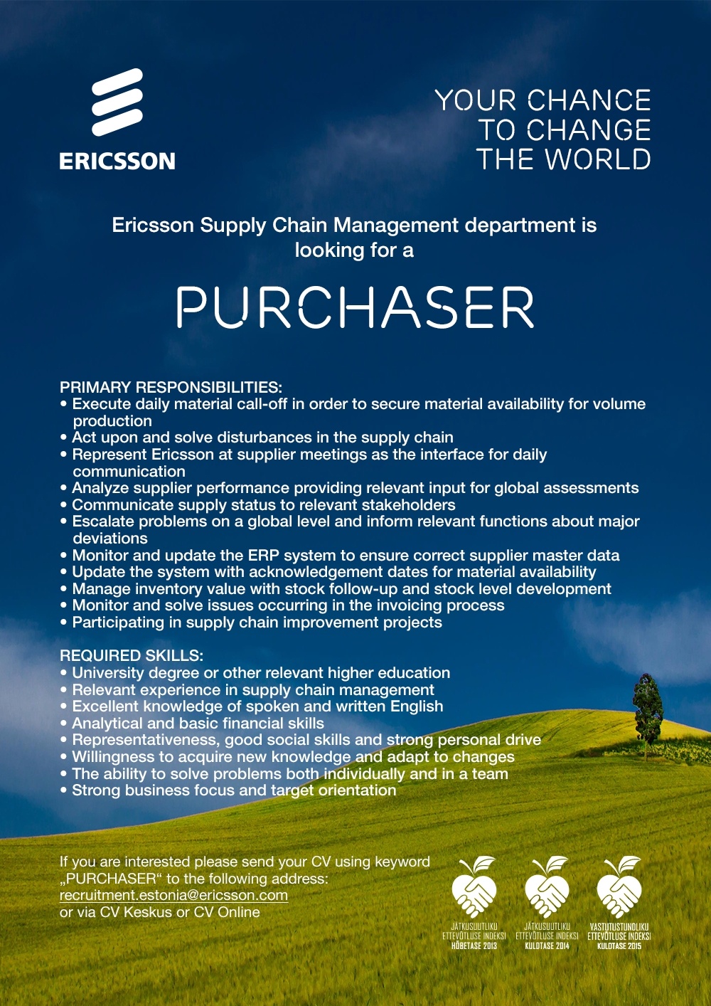 Ericsson Eesti AS Purchaser