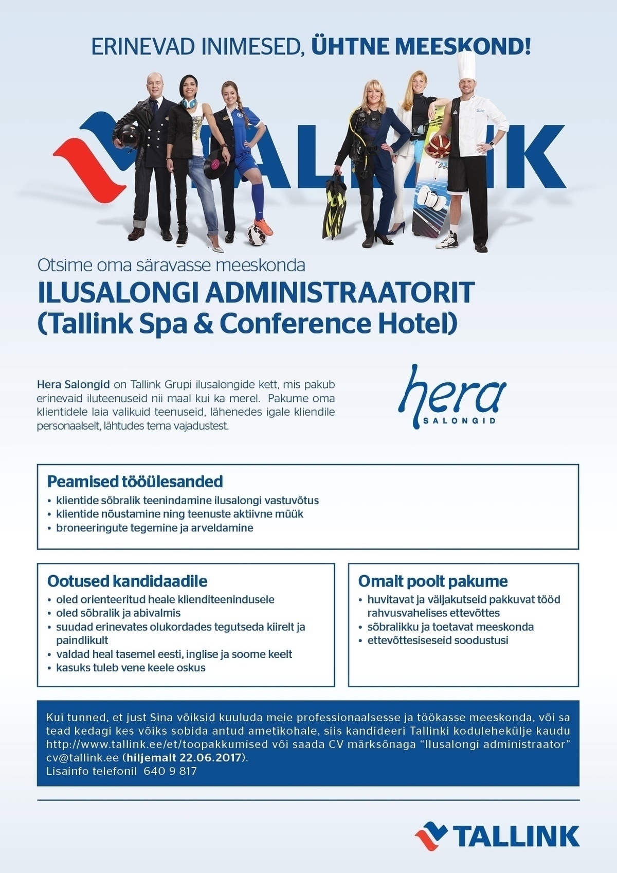 Tallink Grupp AS ILUSALONGI ADMINISTRAATOR (Tallink Spa & Conference Hotel)
