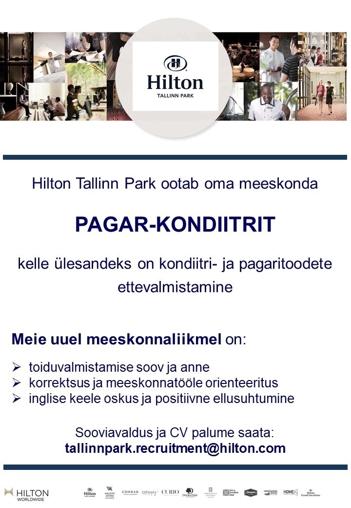 Hilton Tallinn Park Pagar-kondiiter