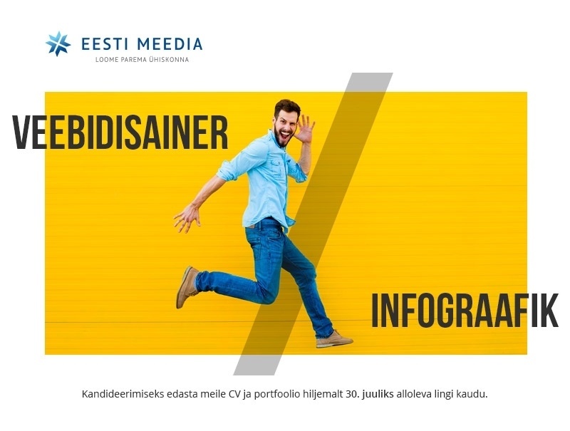 Eesti Meedia AS Veebidisainer/ infograafik
