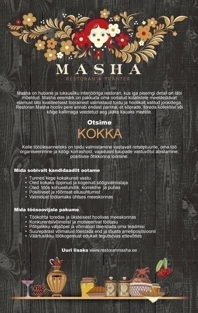 Restoran MASHA KOKK