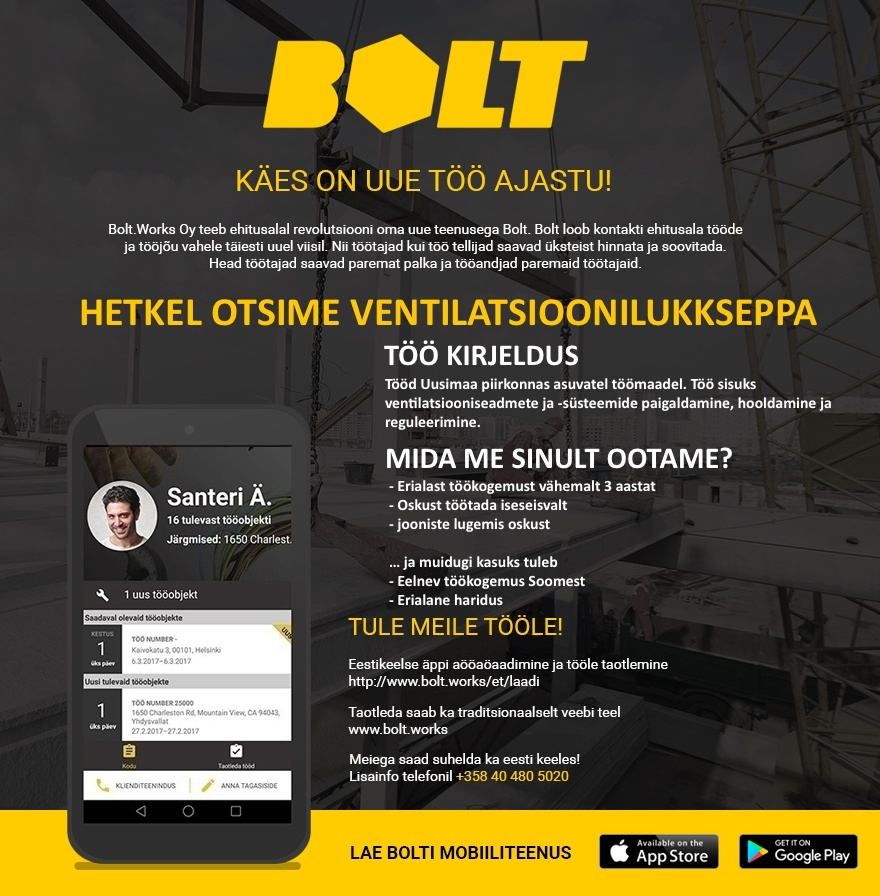Bolt.Works Oy Ventilatsioonilukksepp