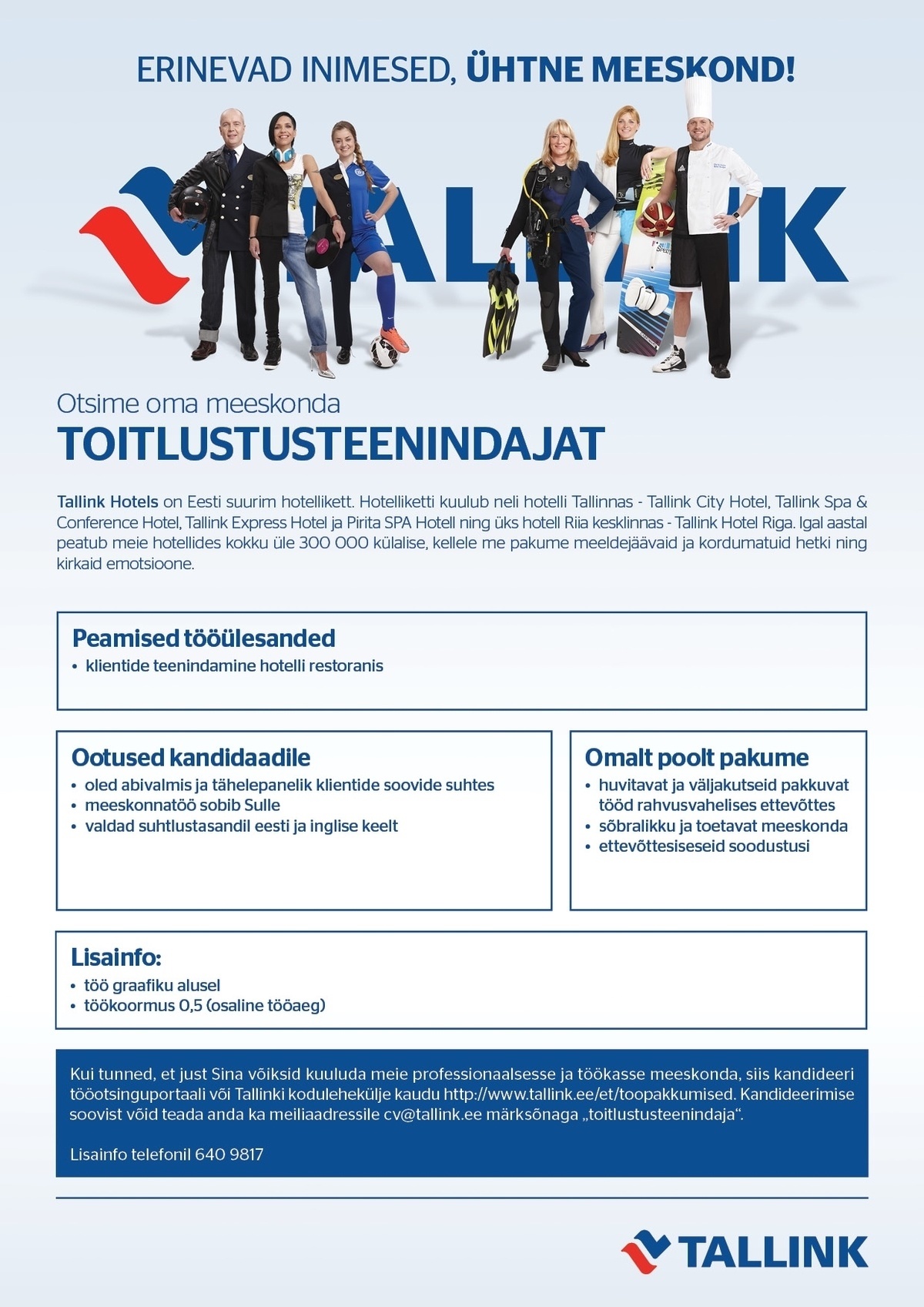 Tallink Grupp AS Toitlustusteenindaja (Tallink Hotels)