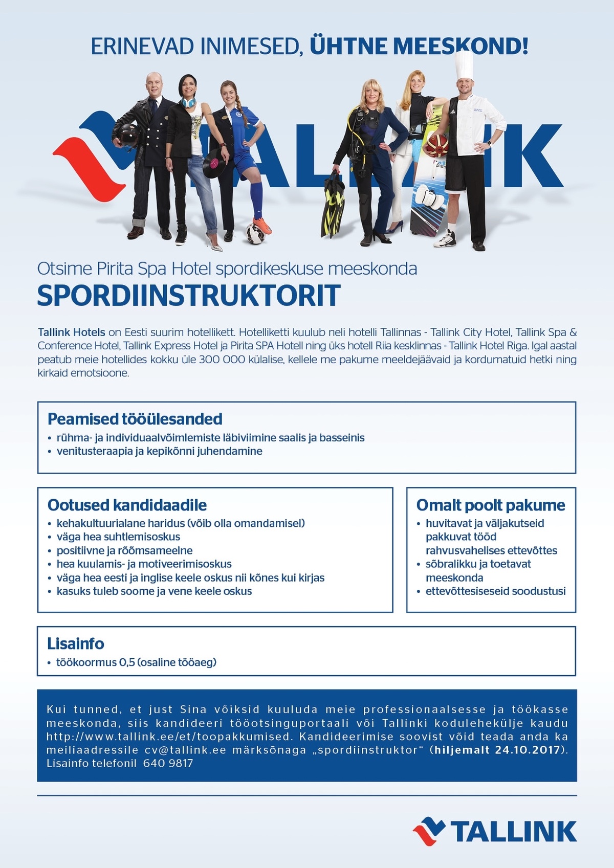 Tallink Grupp AS Spordiinstruktor