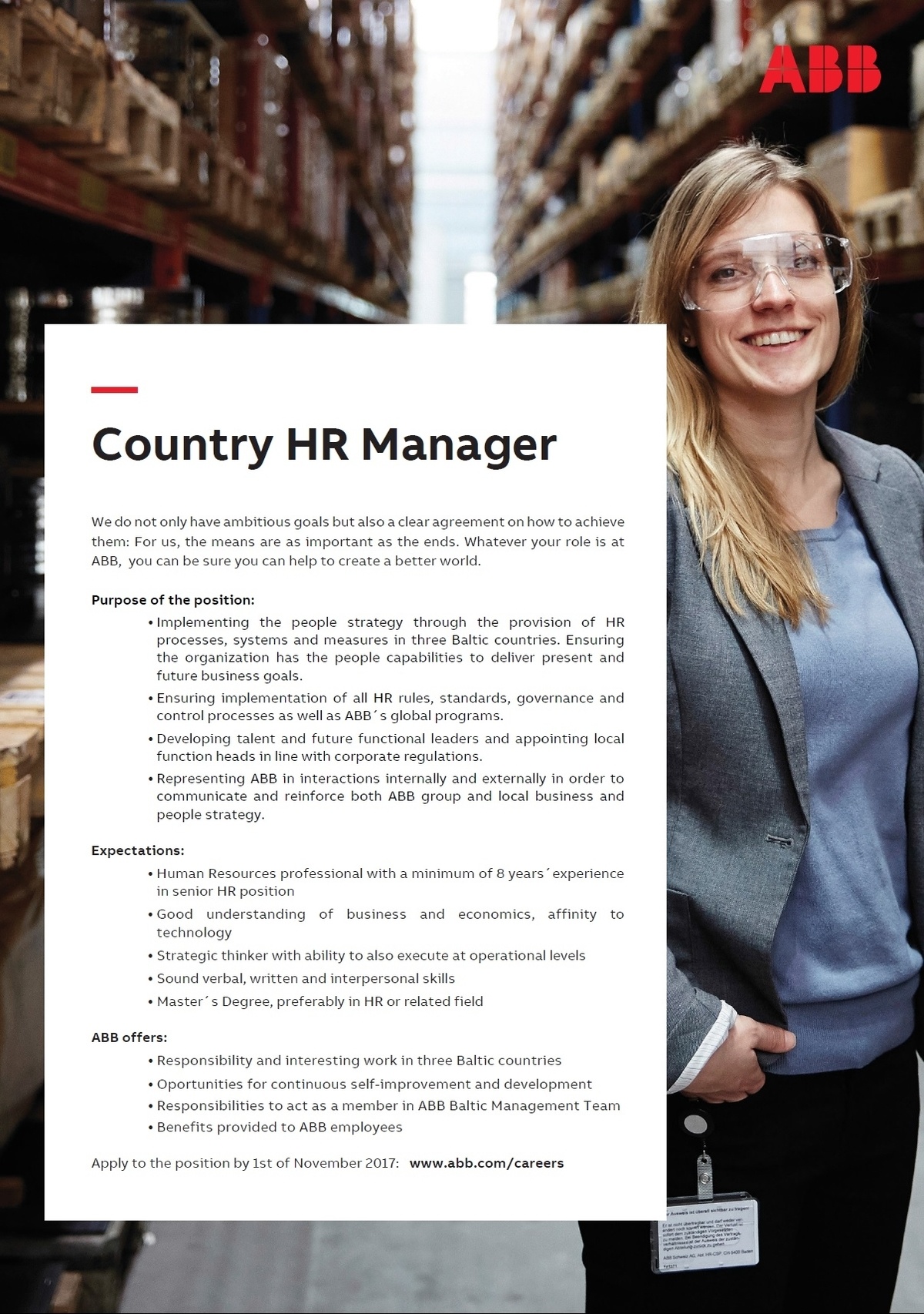 ABB AS Country HR Manager