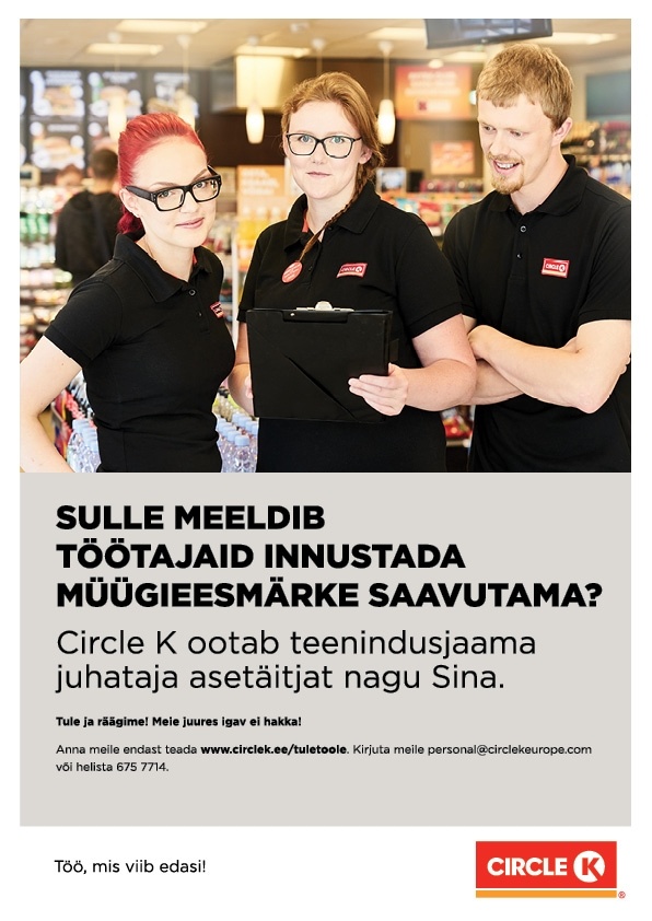 Circle K Eesti AS Juhataja asetäitja Tallinna teenindusjaamadesse