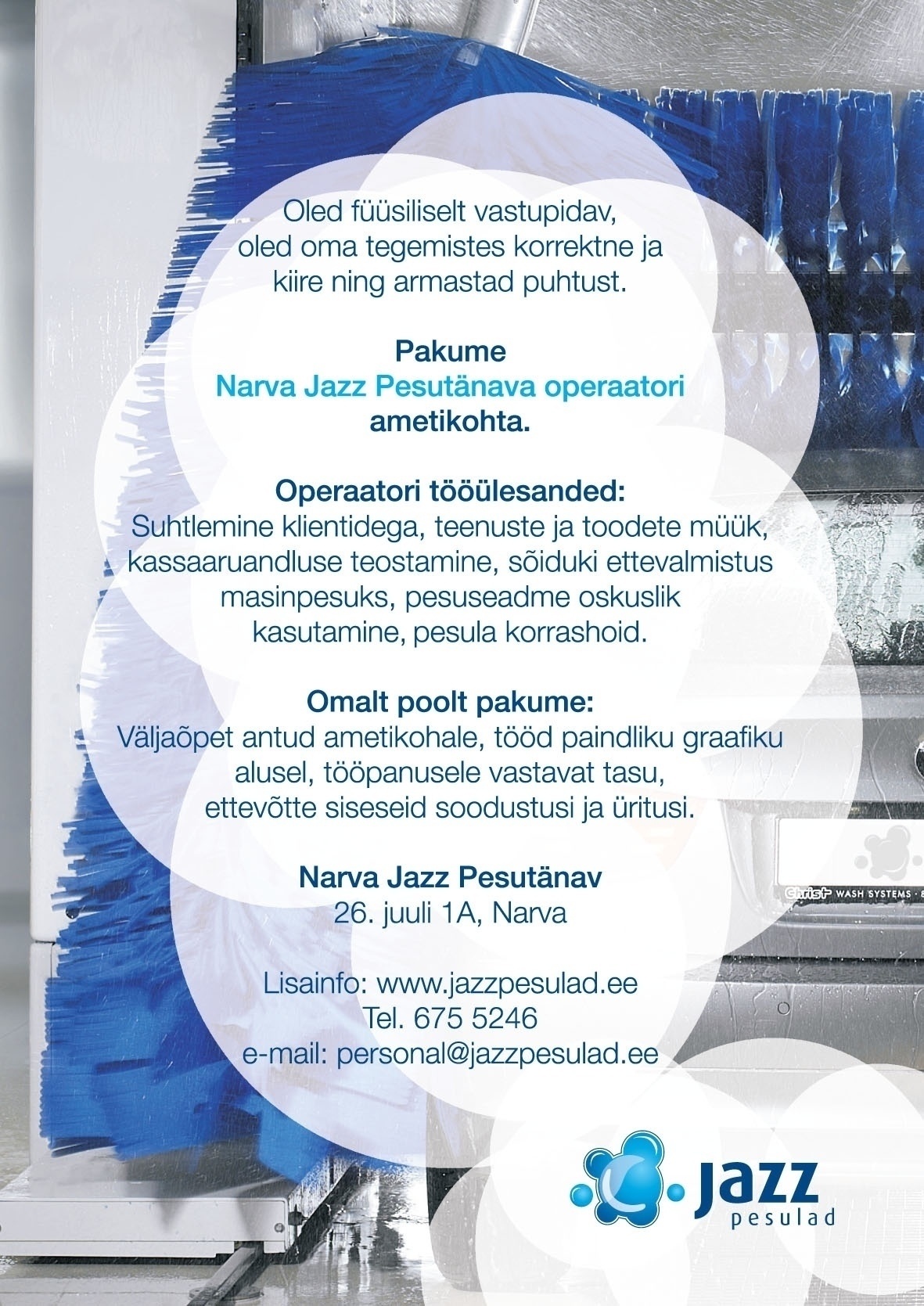 Express Pesulad OÜ Narva Jazz Pesutänava operaator