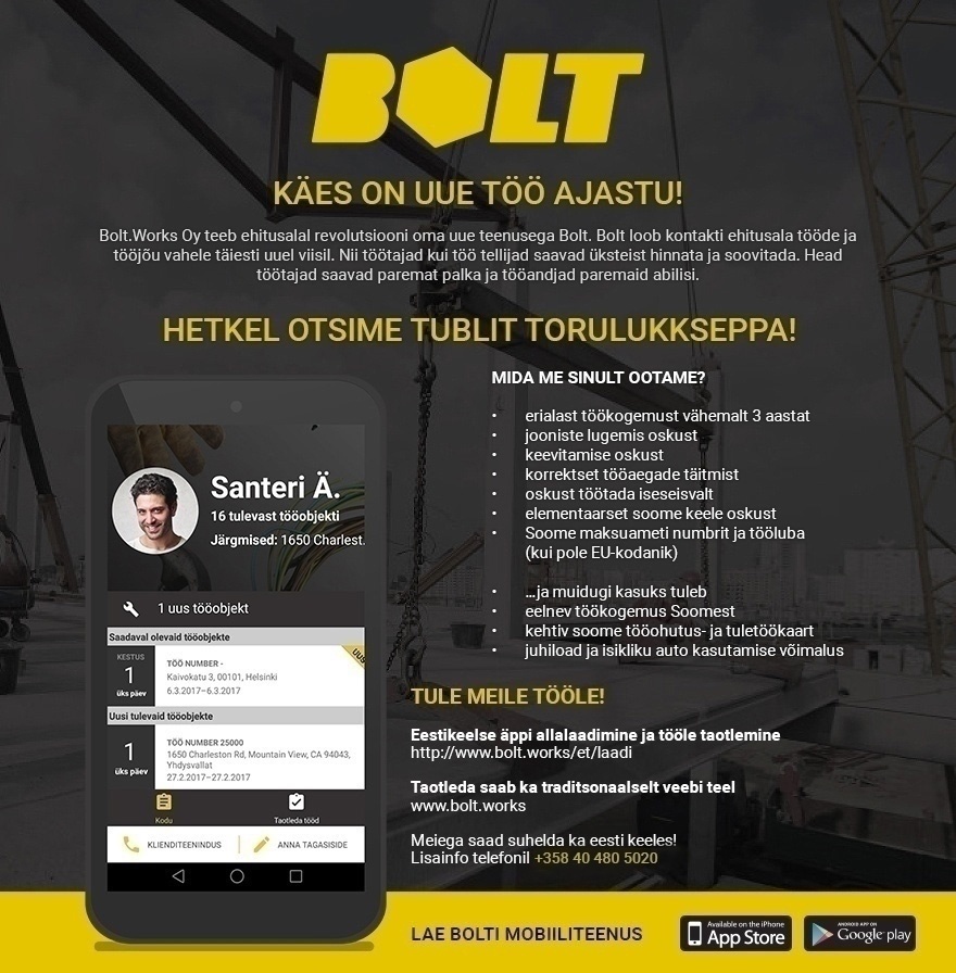 Bolt.Works Oy Torulukksepp