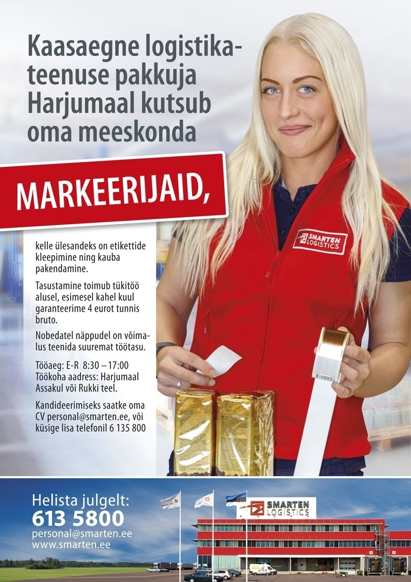 Smarten Logistics AS Markeerija