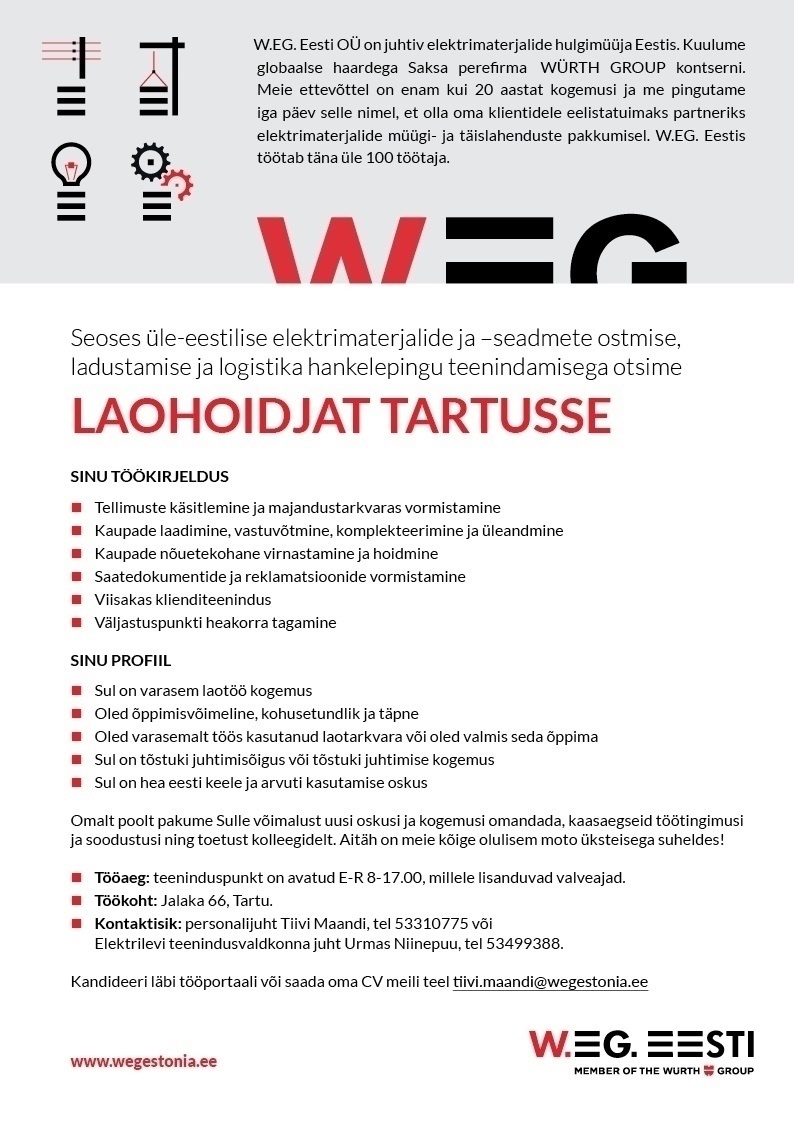 W.EG. Eesti OÜ Laohoidja