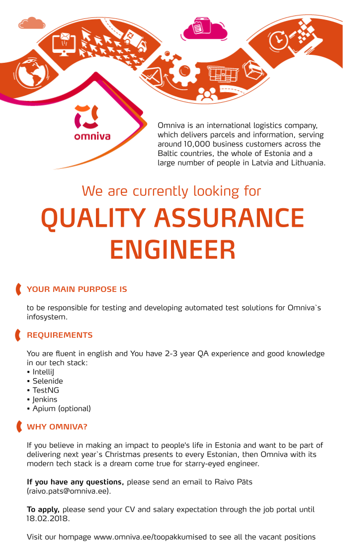 Omniva Quality assurance engineer