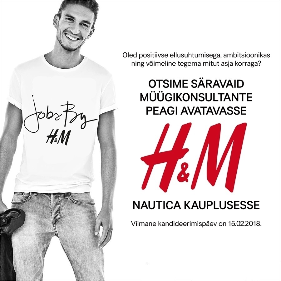 H&M HENNES&MAURITZ OÜ MÜÜGIKONSULTANT UUDE NAUTICA H&Mi