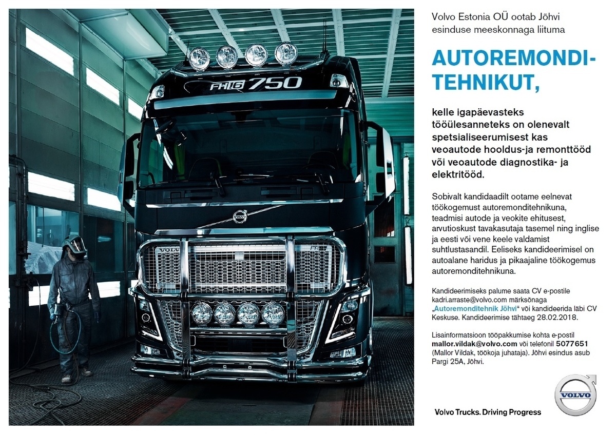 Volvo Estonia OÜ Autoremonditehnik