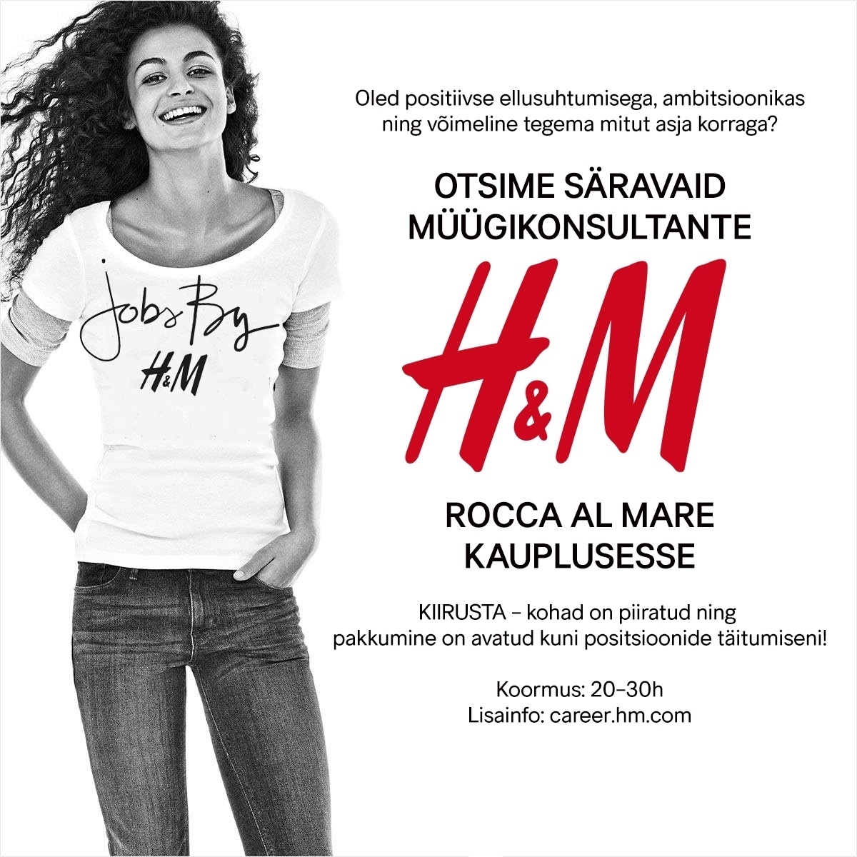 H&M HENNES&MAURITZ OÜ MÜÜGIKONSULTANT ROCCA AL MARE H&Mi