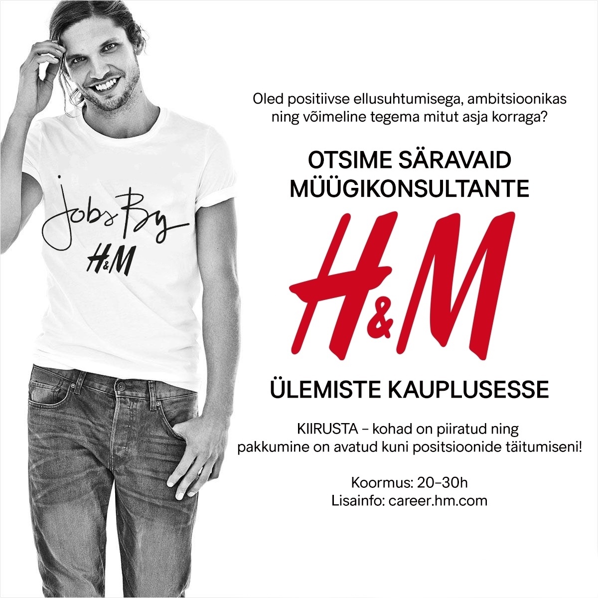 H&M HENNES&MAURITZ OÜ MÜÜGIKONSULTANT ÜLEMISTE H&Mi