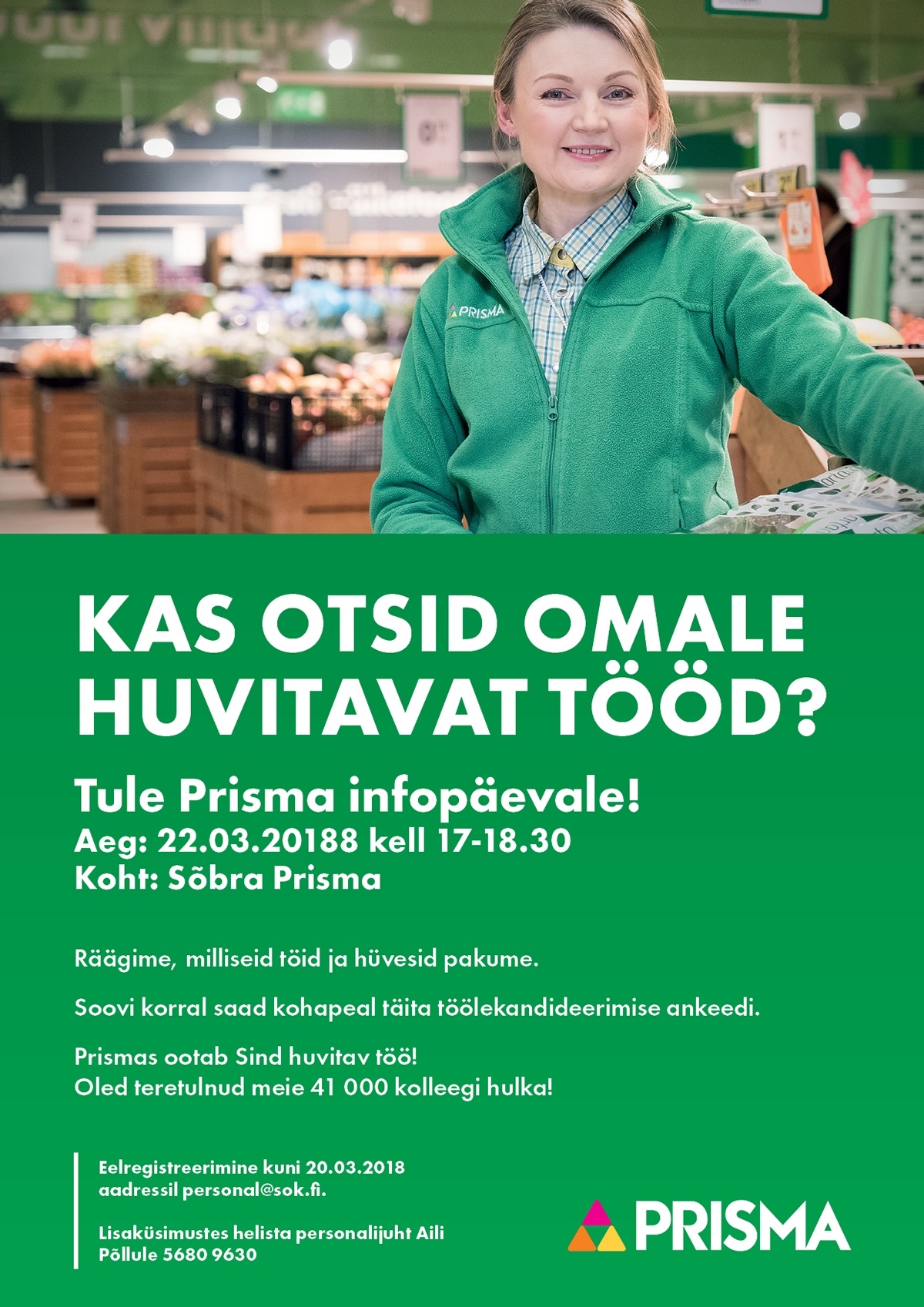 Prisma Peremarket AS Tööpakkumiste infopäev